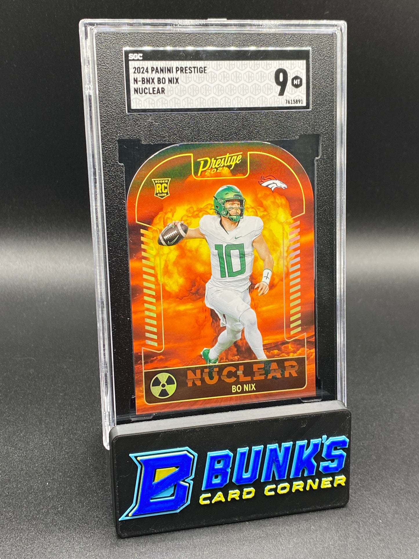 2024 Bo Nix Nuclear SGC 9 Case Hit RC (Box B52)