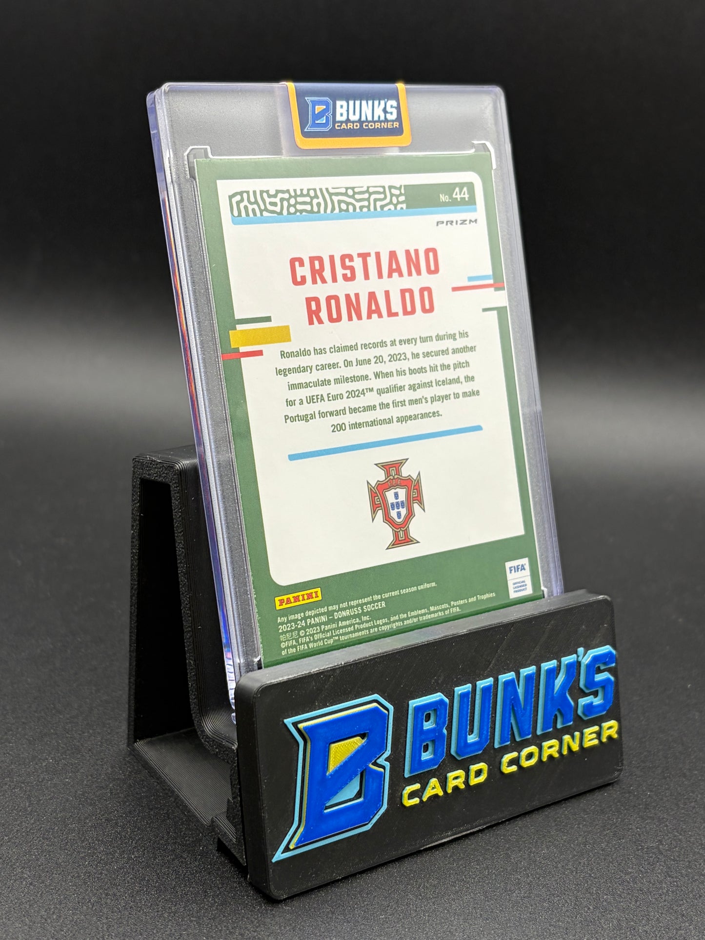 2023-24 Cristiano Ronaldo Donruss Panini Silver Refractor