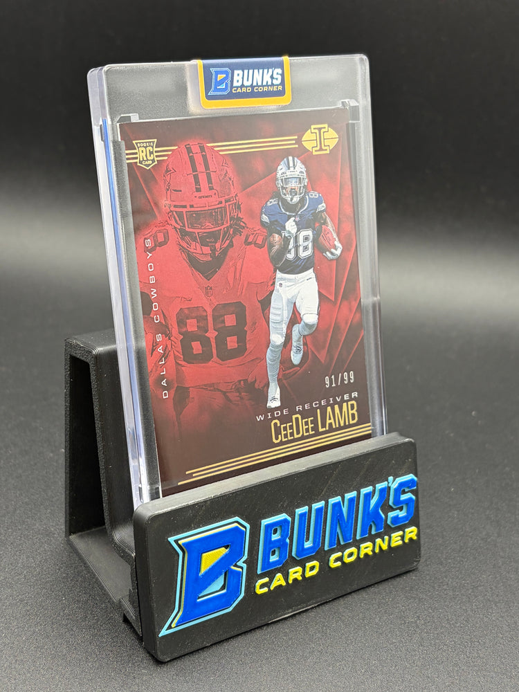 2020 CeeDee Lamb Illusions Panini Red RC 91/99