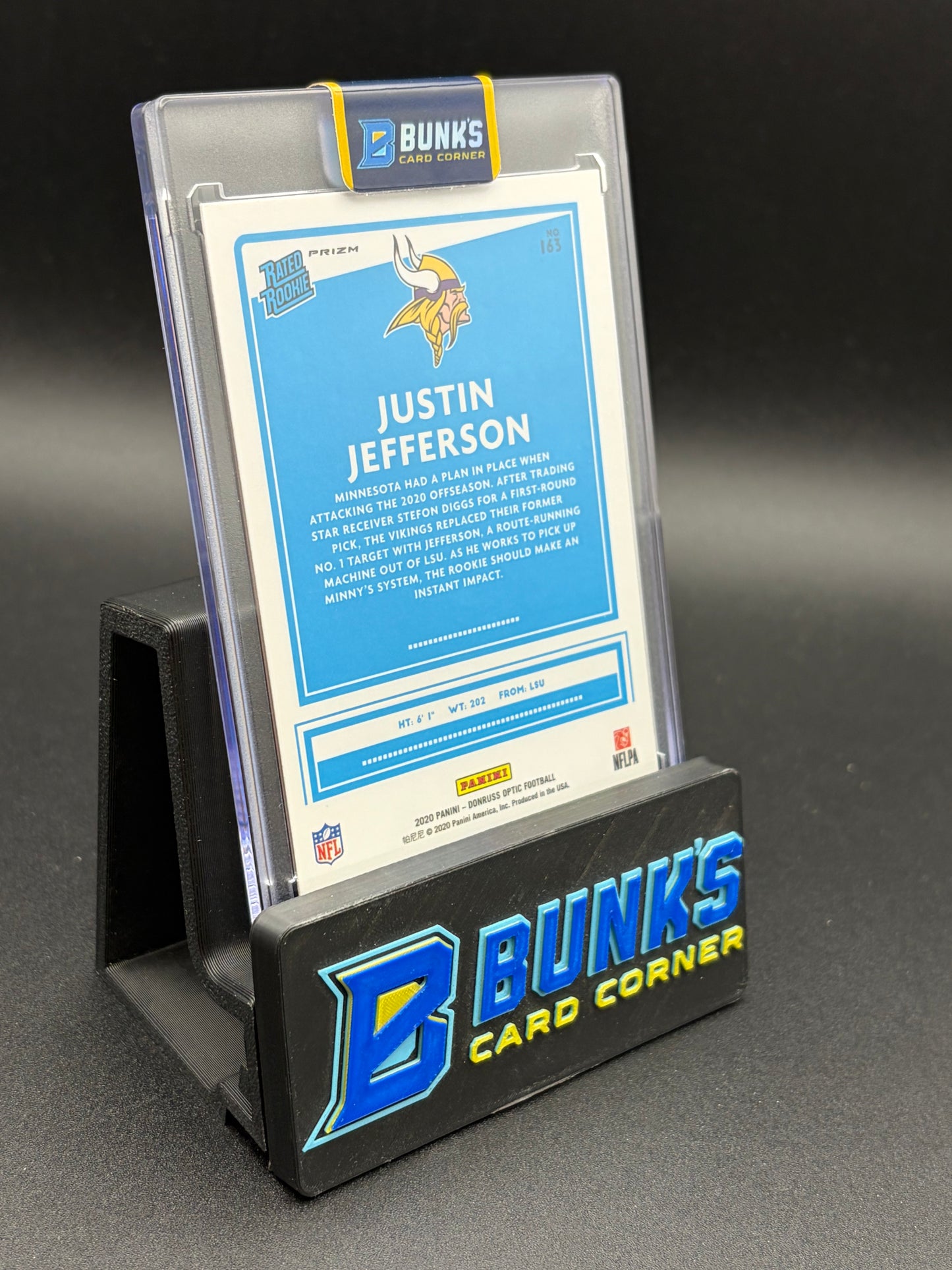 2020 Justin Jefferson Donruss Optic Panini RC Holo