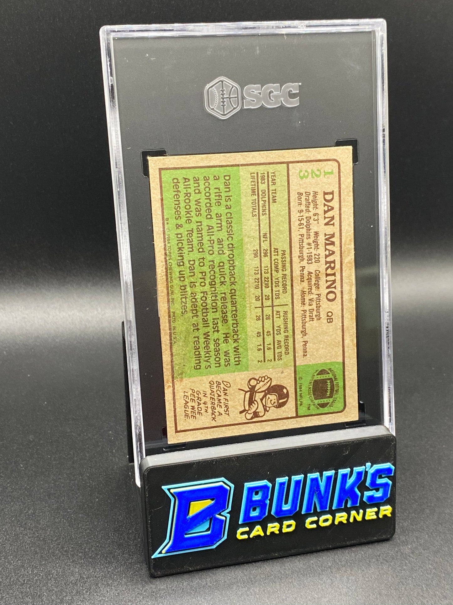1984 Dan Marino SGC 6 (Box B54)