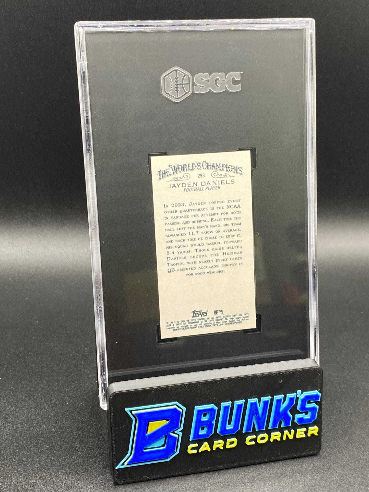 2024 Jayden Daniels Mini RC SGC 9.5 (Box B55)