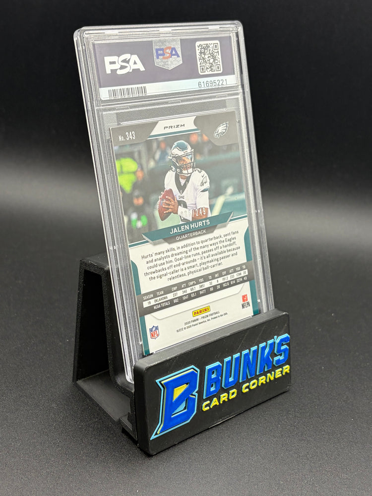 2020 Jalen Hurts Orange Prizm PSA 9 RC 6/249
