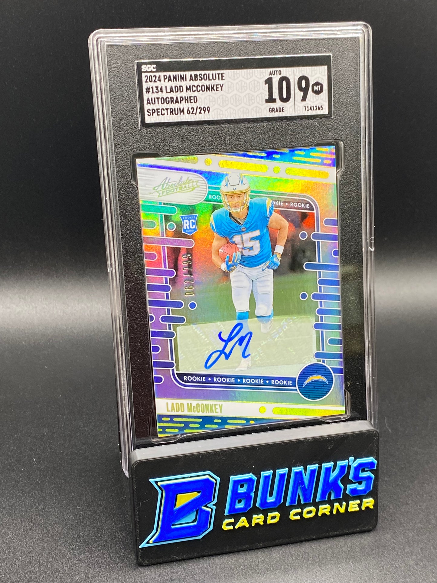 2024 Ladd McConkey Auto. Spectrum RC SGC 10/9 (Box B55)