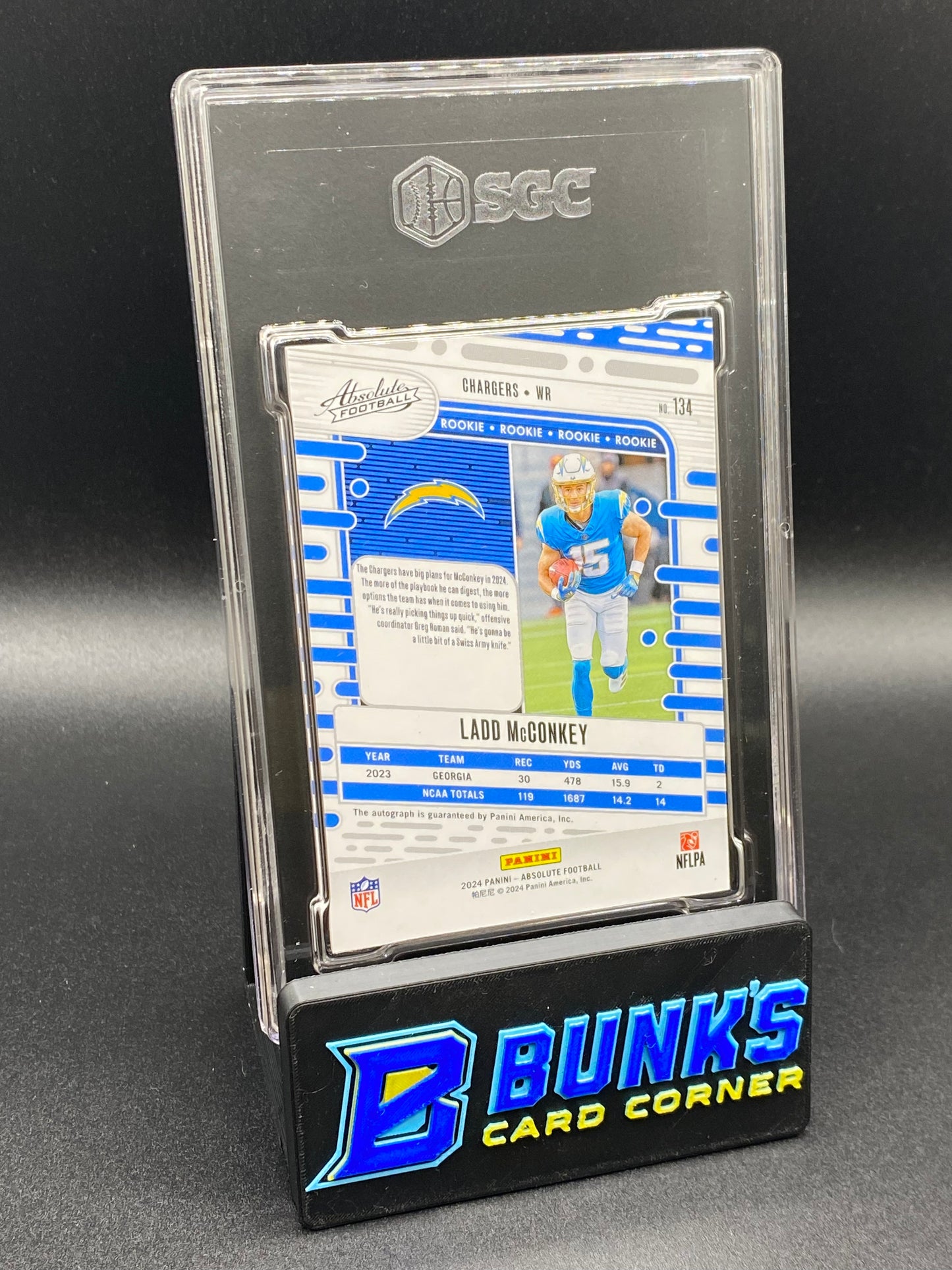 2024 Ladd McConkey Auto. Spectrum RC SGC 10/9 (Box B55)