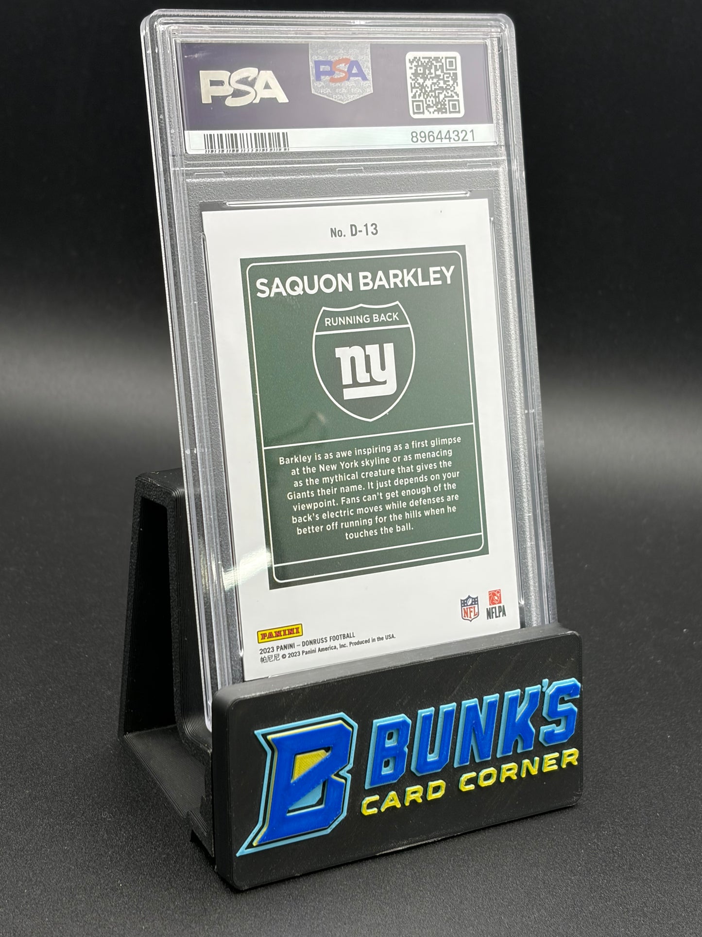 2023 Saquon Barkley Downtown PSA 10