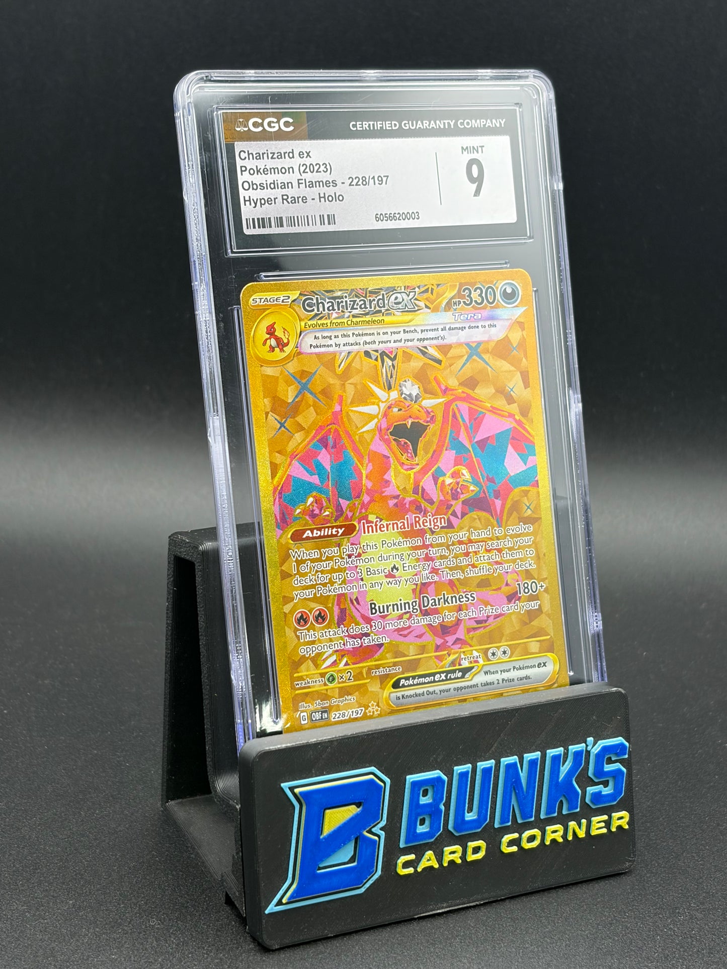 Charizard Ex Hyper Rare Holo CGC 9