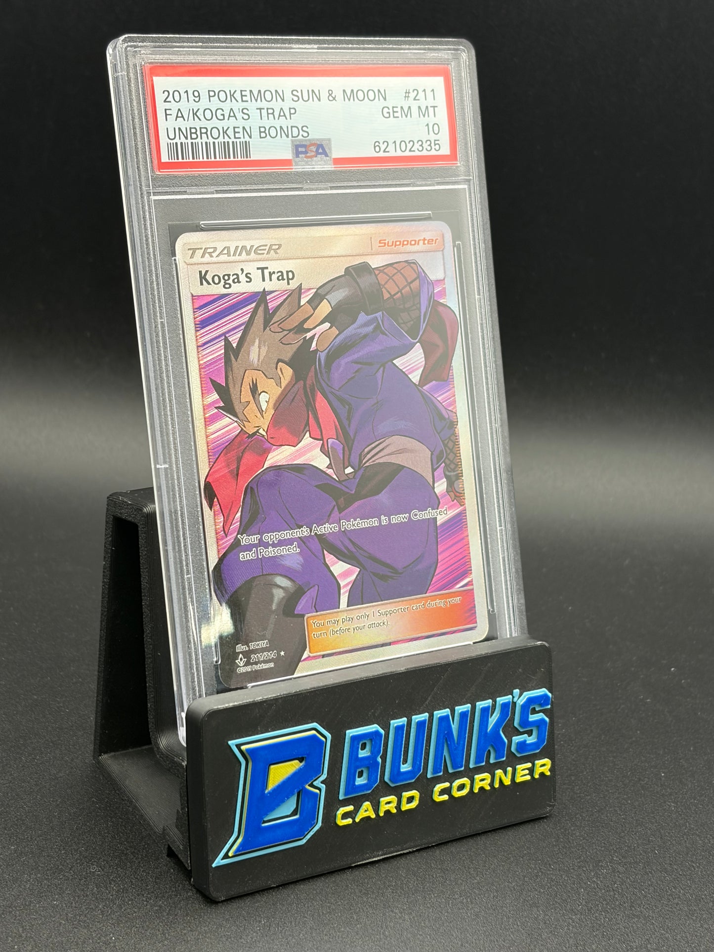 Koga's Trap Unbroken Bonds PSA 10