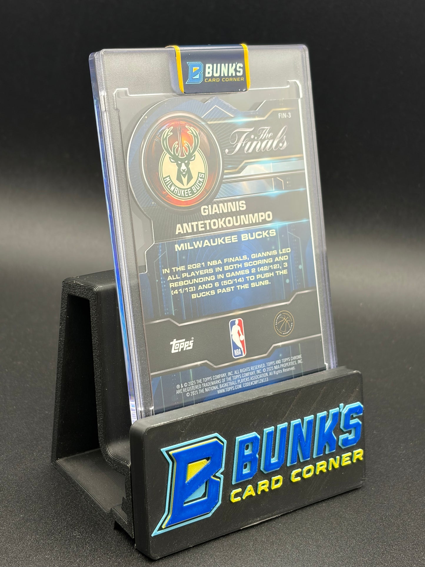 2025 Giannis Antetokounmpo The Finals Topps Die Cut 25/50