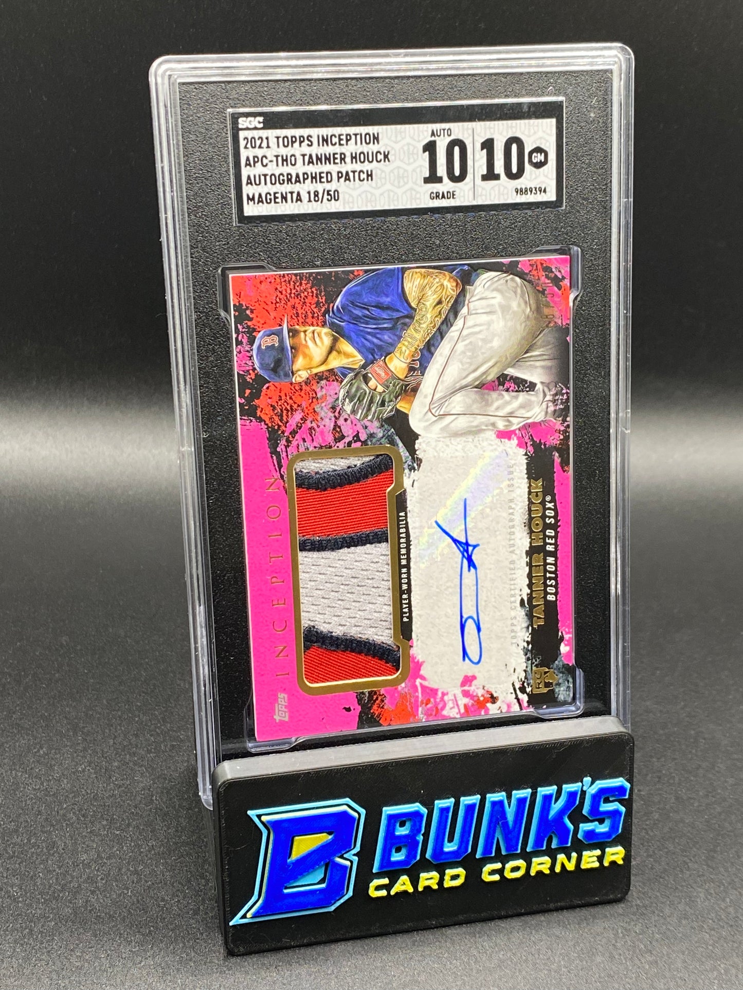 2021 Tanner Houck Auto. Patch Magenta RPA SGC 10/10 (Box B53)