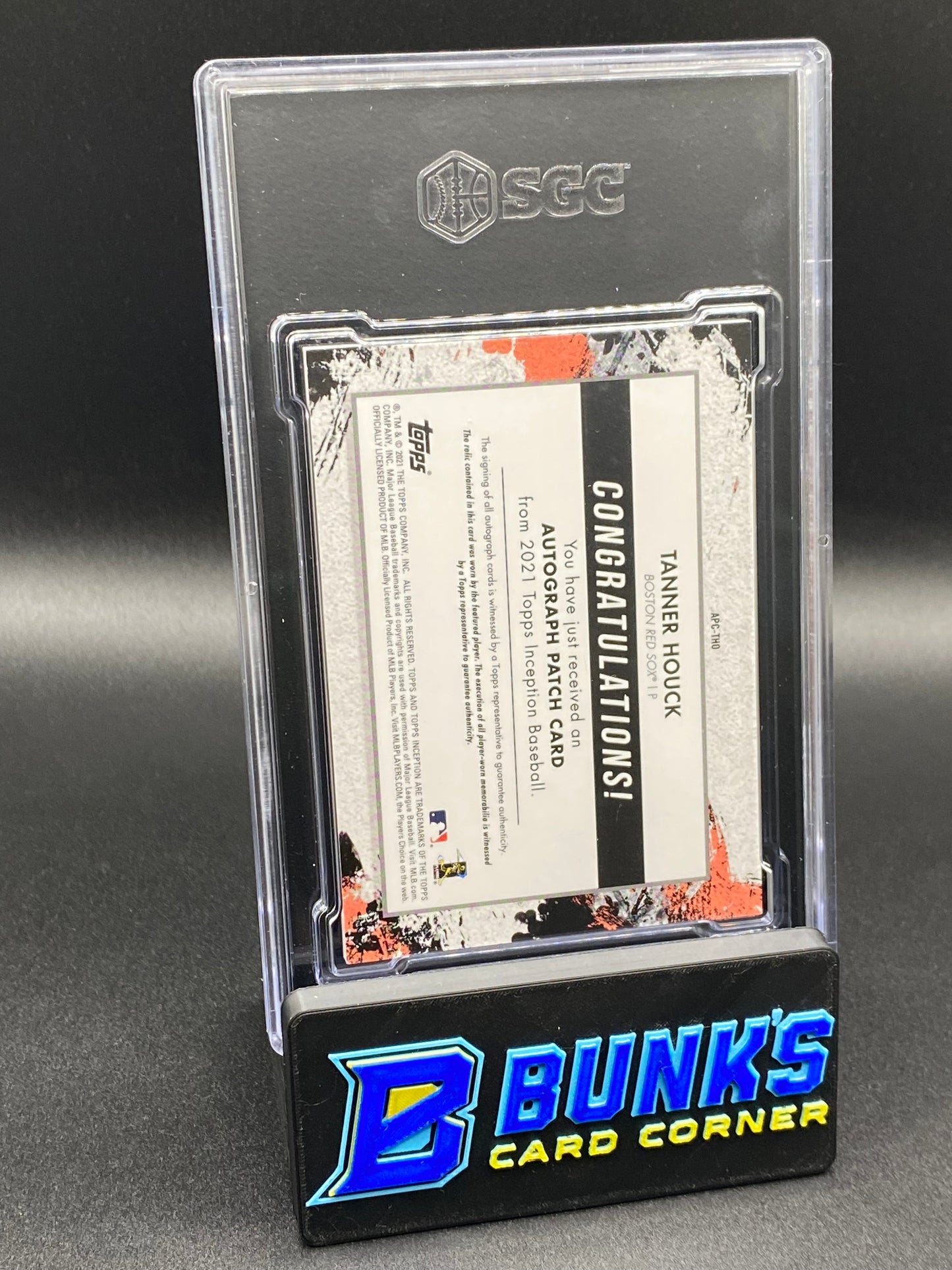 2021 Tanner Houck Auto. Patch Magenta RPA SGC 10/10 (Box B53)