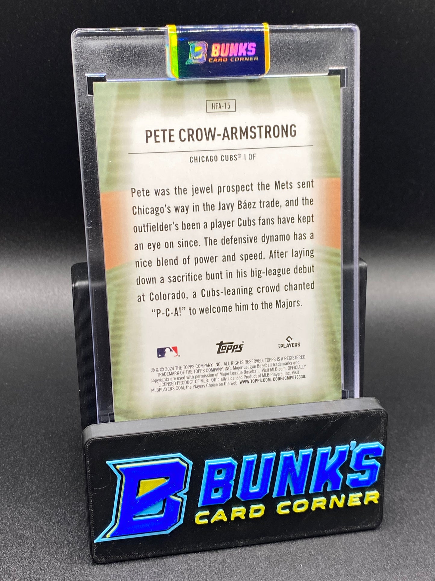 2024 Pete Crow-Armstrong Home Field Advantage RC SP (Box B56)