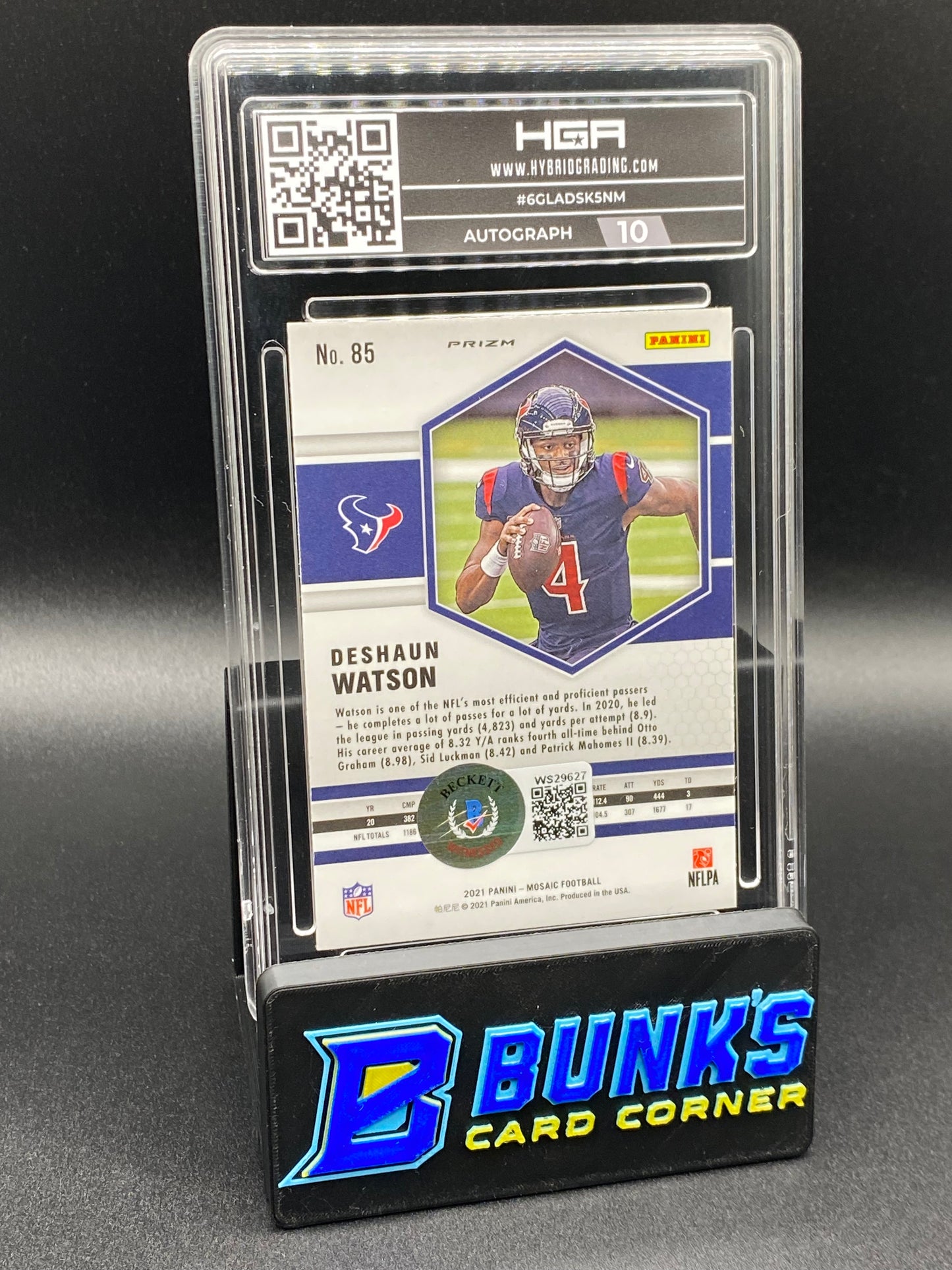 2021 Deshaun Watson Mosaic Genesis Auto. HGA 9.5 (Box B56)
