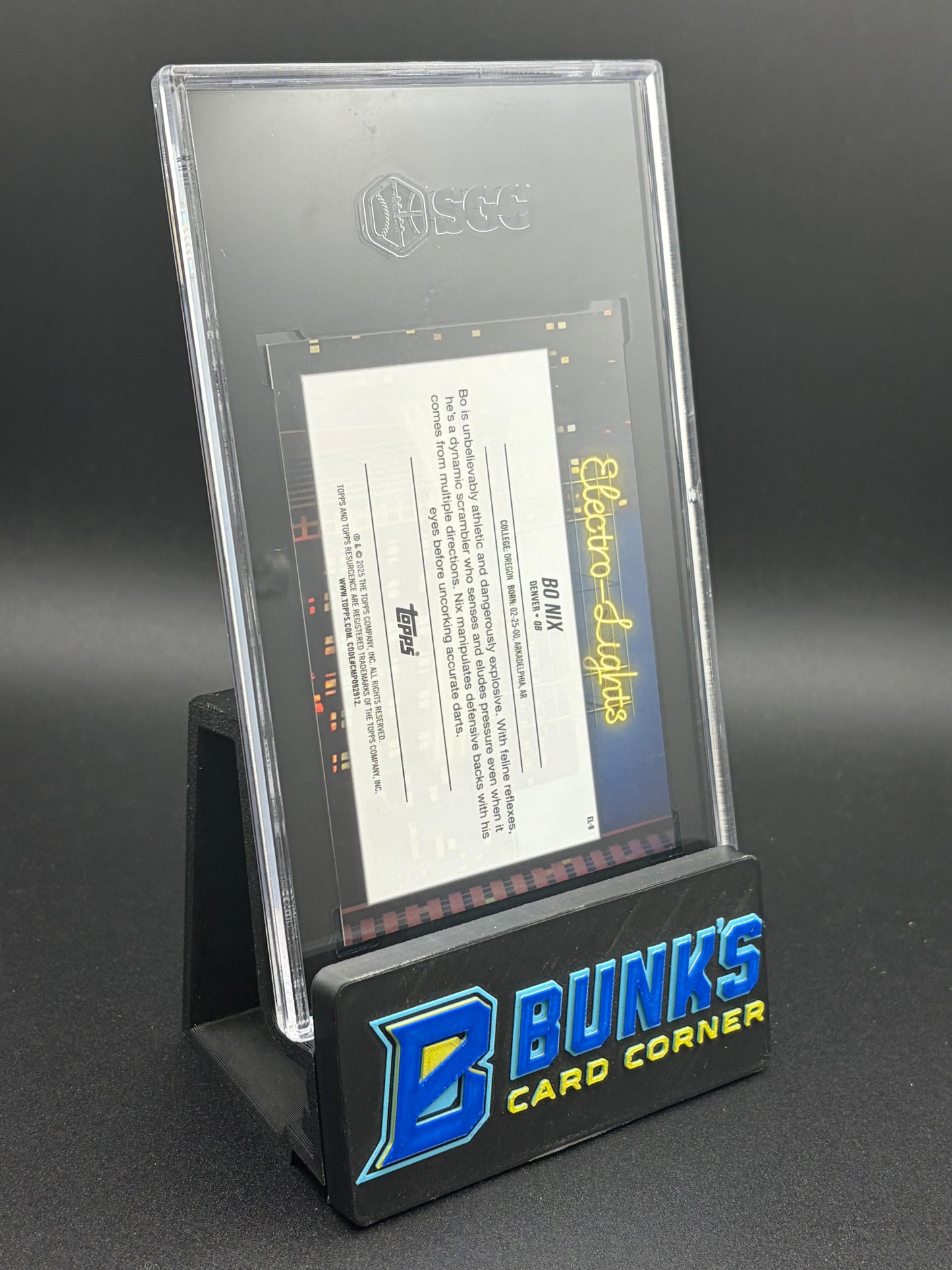 2024 Bo Nix Electro Lights Resurgence SGC 9.5 RC
