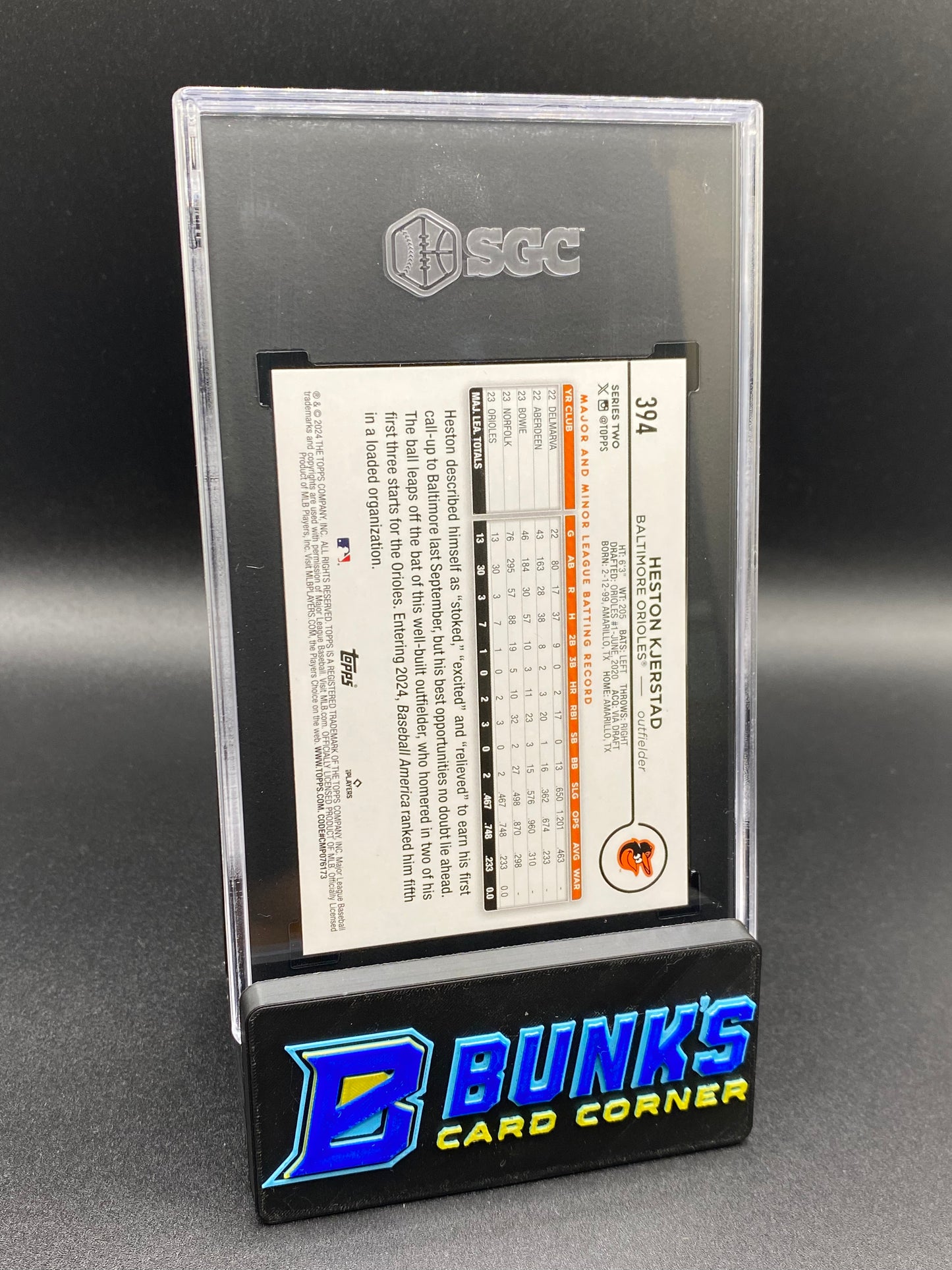 2024 Heston Kjerstad Silver Patterned Foilboard RC SGC 10 (Box B57)