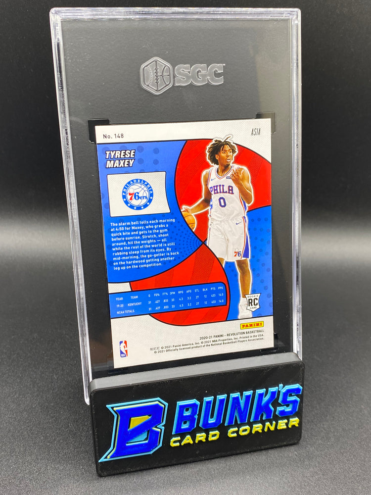 2020-21 Tyrese Maxey Asia Red RC SGC 10