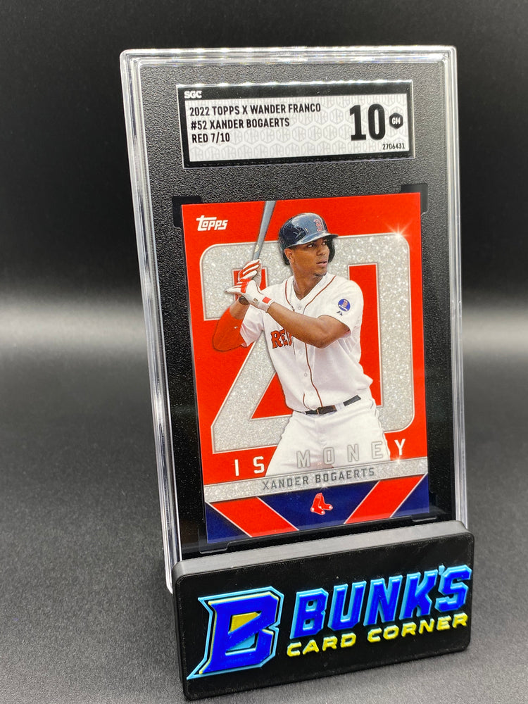 2022 Xander Bogaerts Red 7/10 SGC 10
