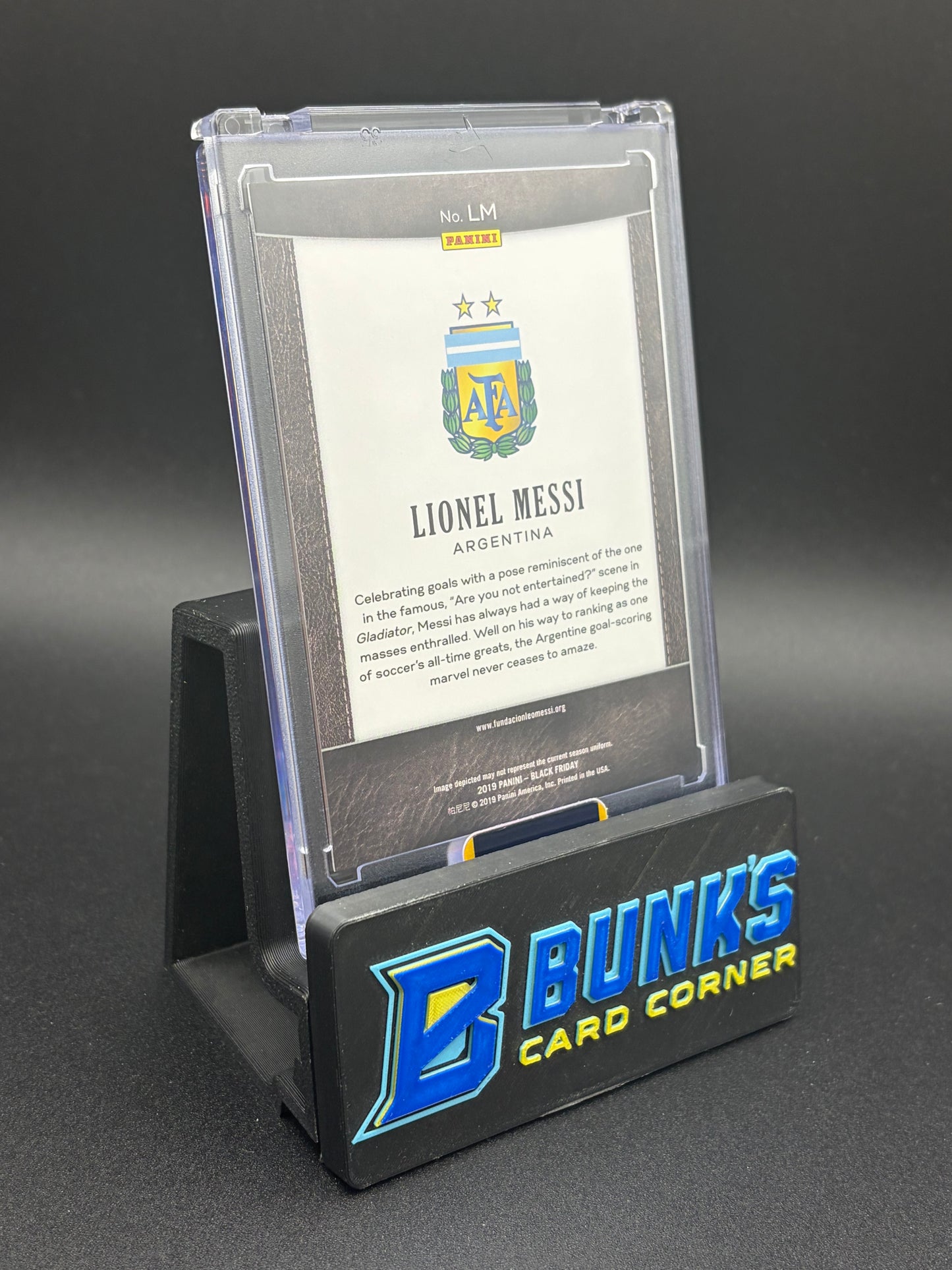 2019 Lionel Messi Black Friday Panini Collection