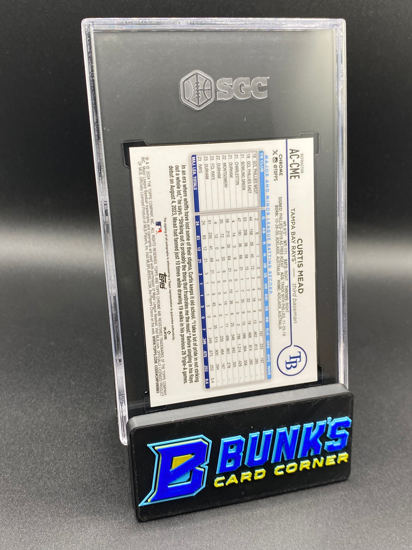 2024 Curtis Mead Auto. Ref. RC SGC 10/9.5 (Box B57)
