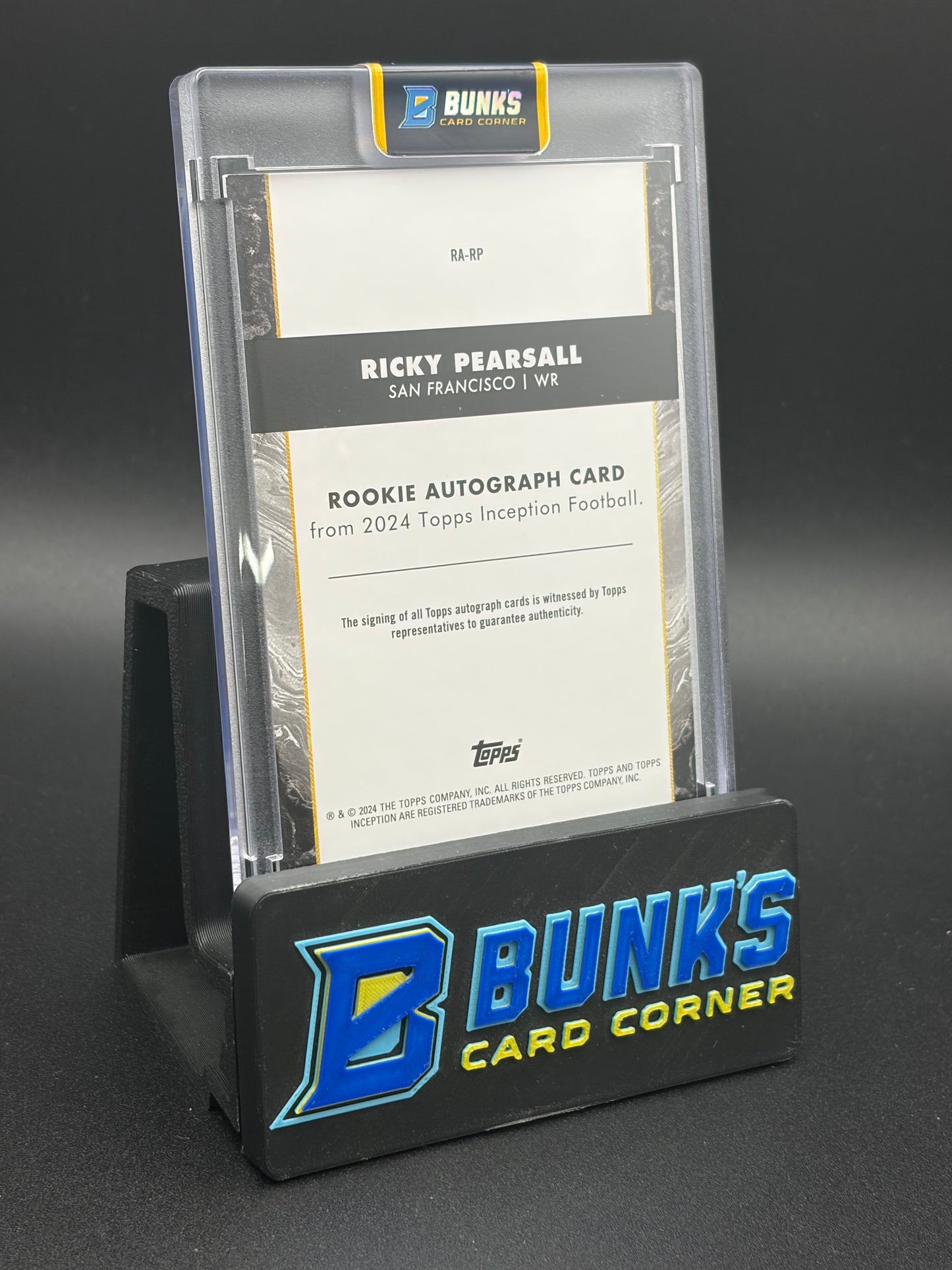 2024 Ricky Pearsall Rookie Auto Inception RC 64/125