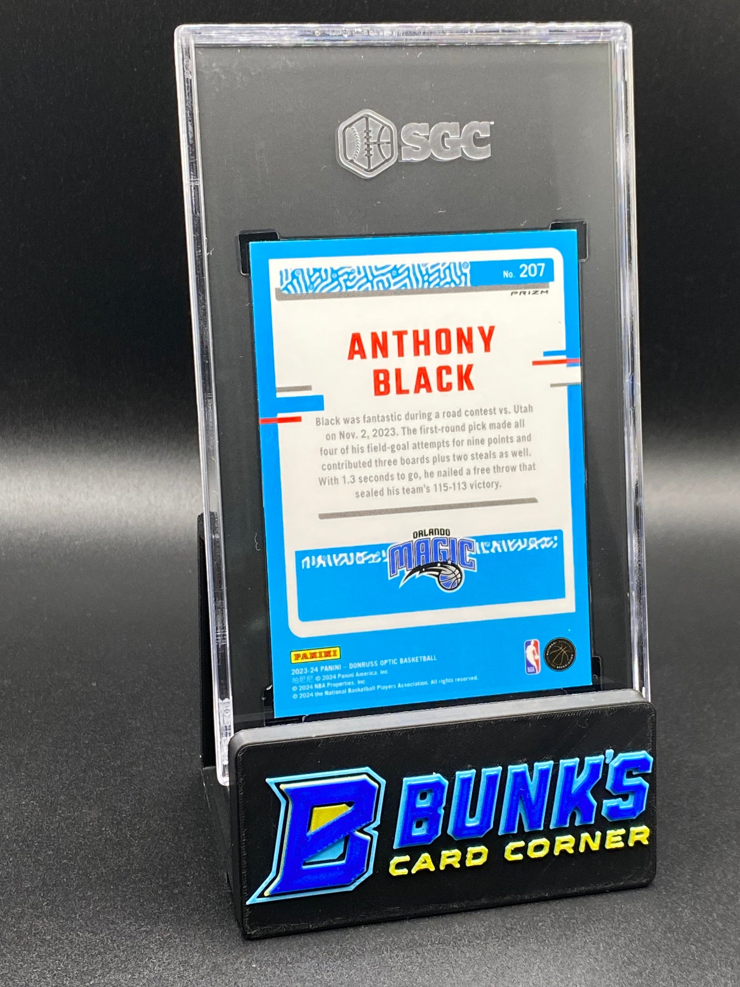 2023-24 Anthony Black Photon Prizm SGC 9.5 (Box B60)