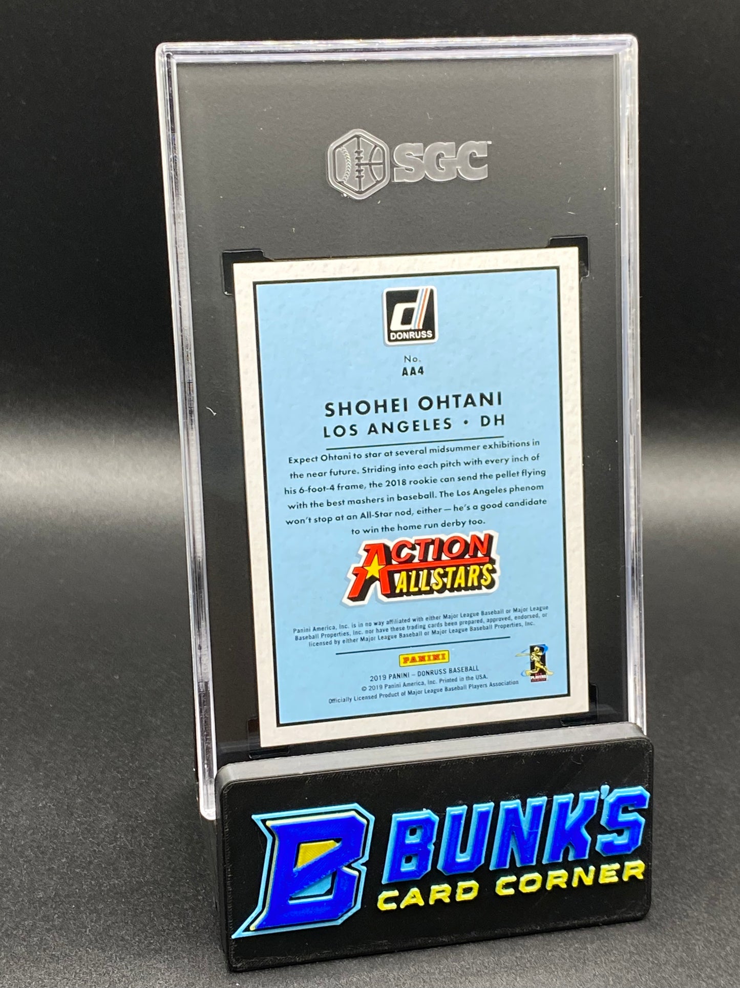 2019 Shohei Ohtani Action All-Stars SGC 10 (Box B60)