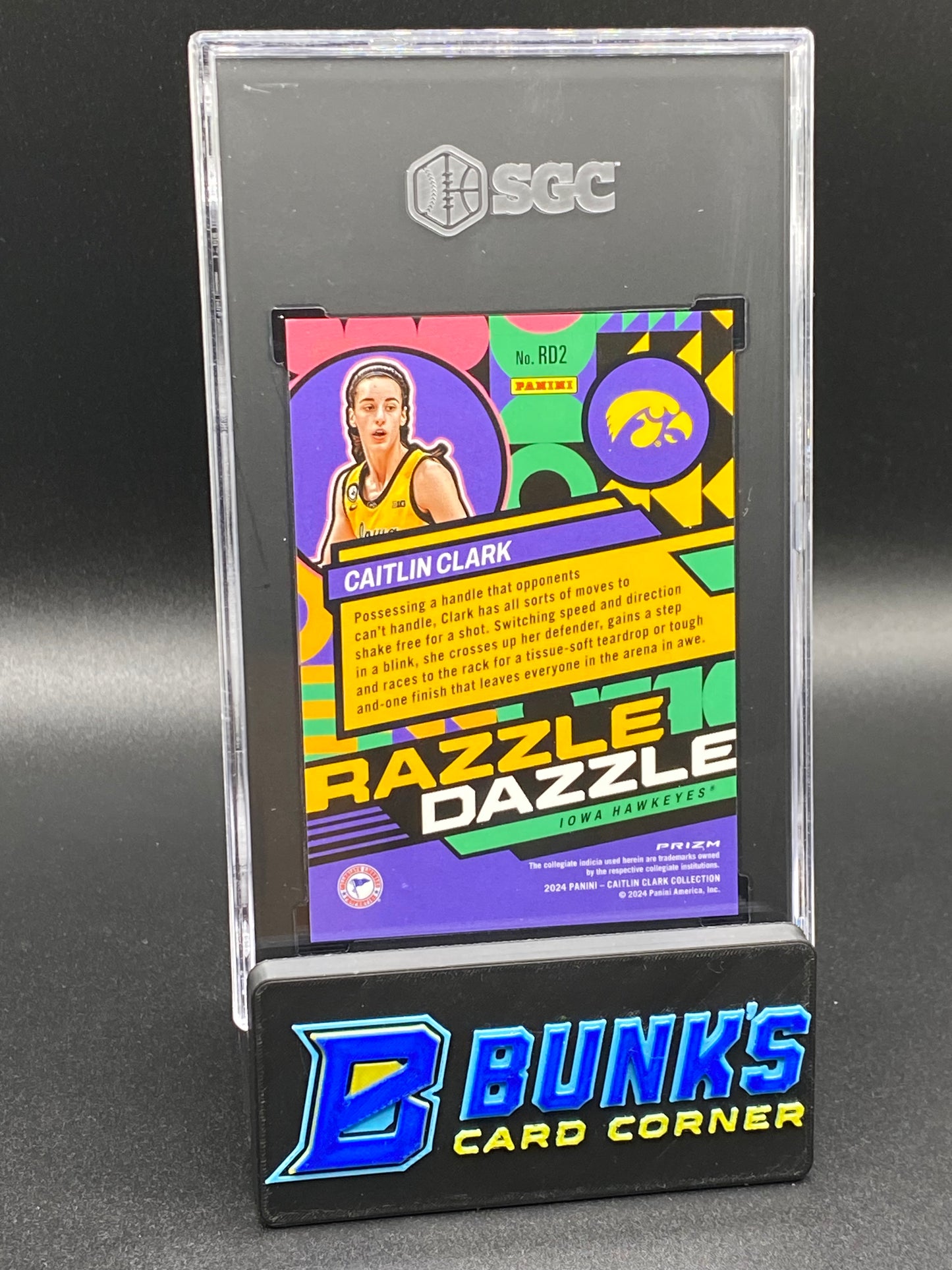 2024 Caitlin Clark Razzle Dazzle SGC 10 (Box B61)