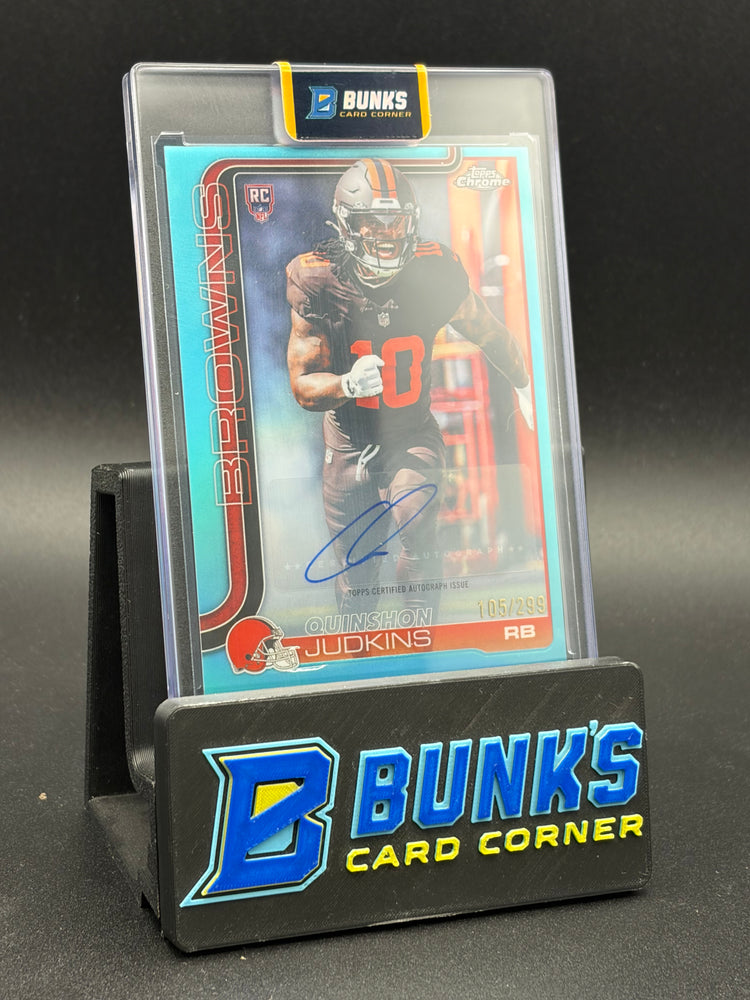 2025 Quinshon Judkins Rookies Auto Variation Teal RC