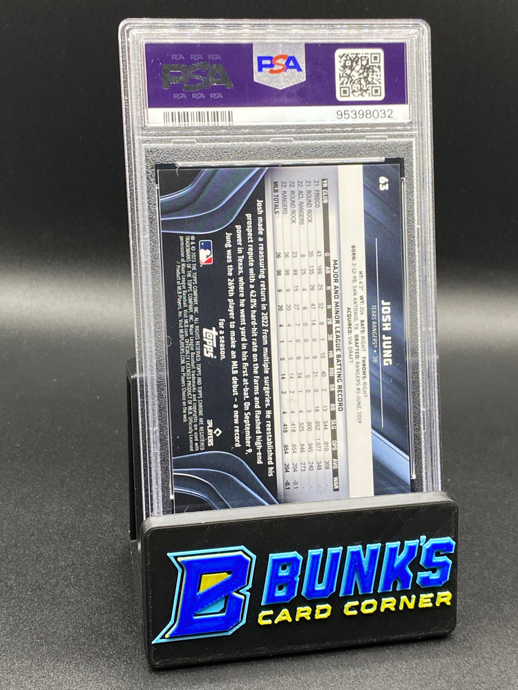 2023 Josh Jung Gold Ref. RC PSA 9
