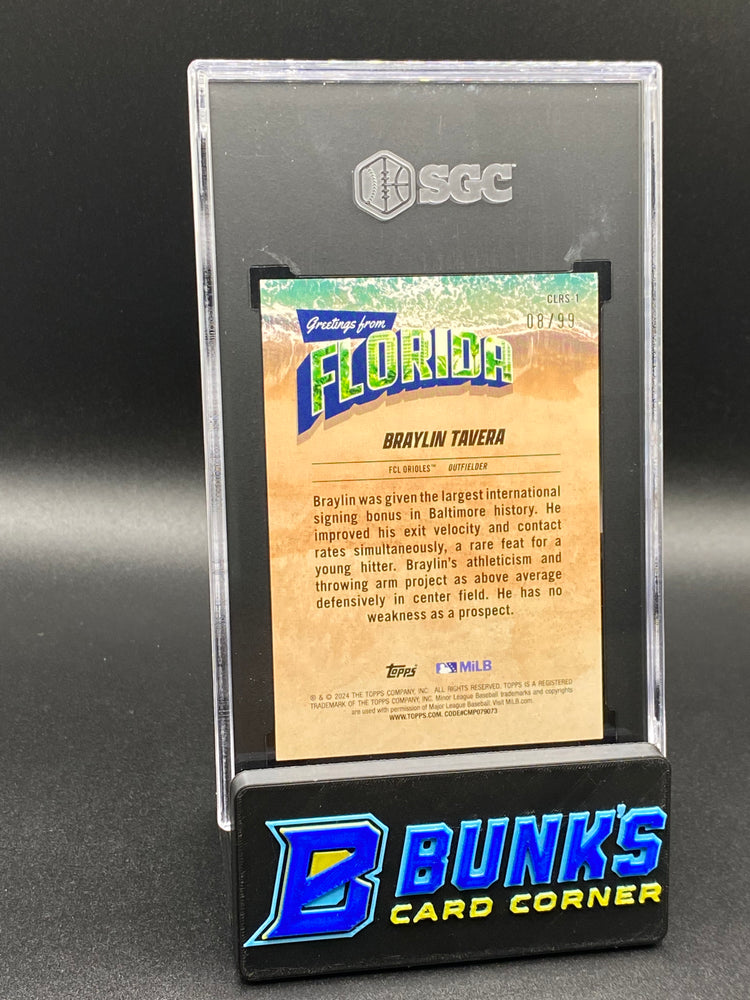 2024 Braylin Tavera Complex League Rising Stars Green Foil SGC 10