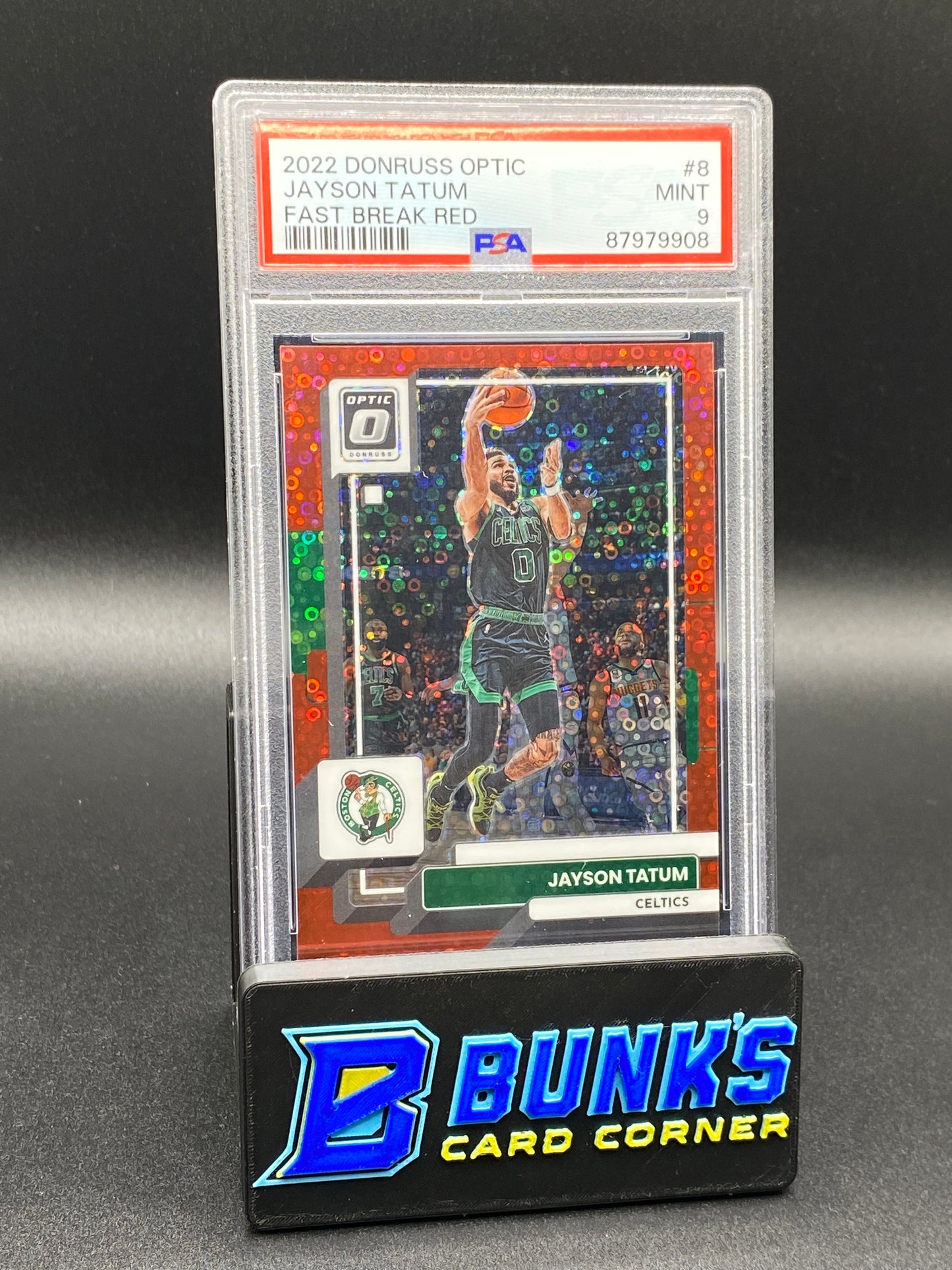 2022 Jayson Tatum Fast Break Red PSA 9 (Box B62)