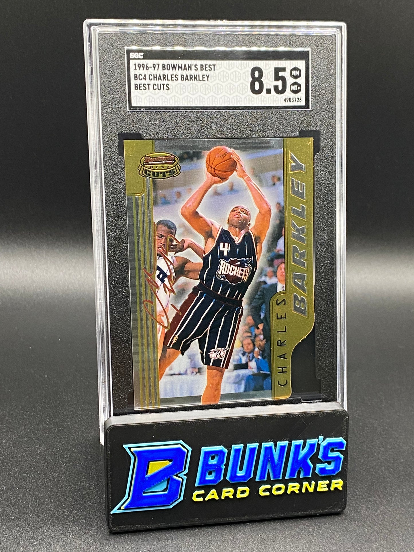 1996-97 Charles Barkley Best Cuts SGC 8.5 (Box B62)