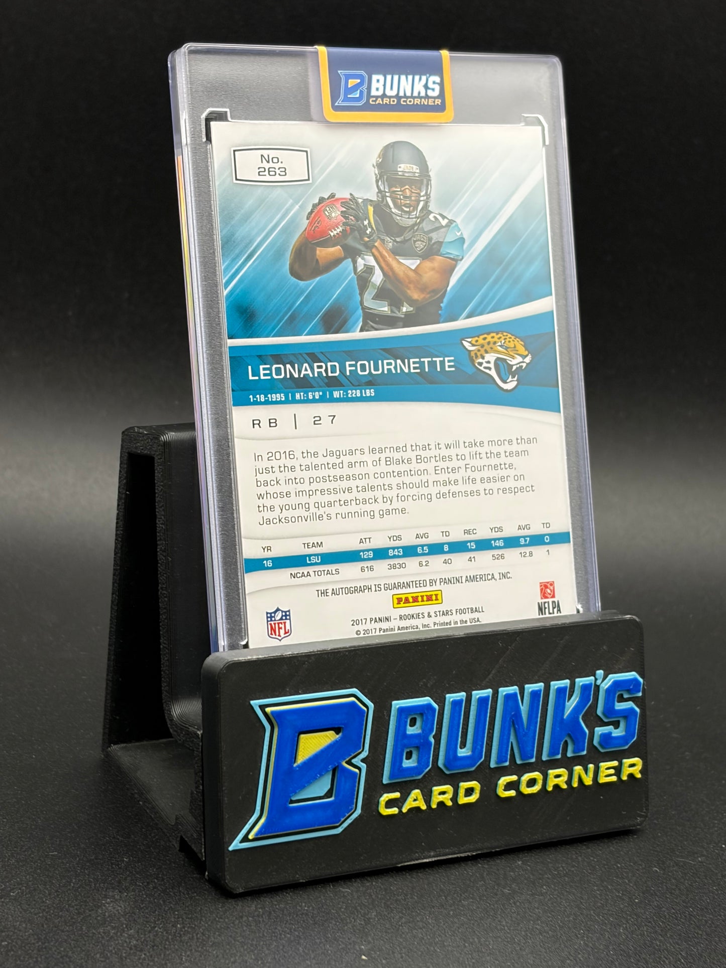 2017 Leonard Fournette Rookies & Stars Auto 23/49 RC