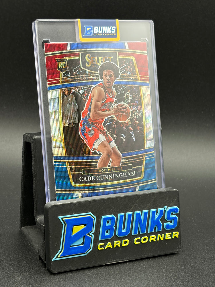 2021-22 Cade Cunningham Select Red & Blue & Silver RC