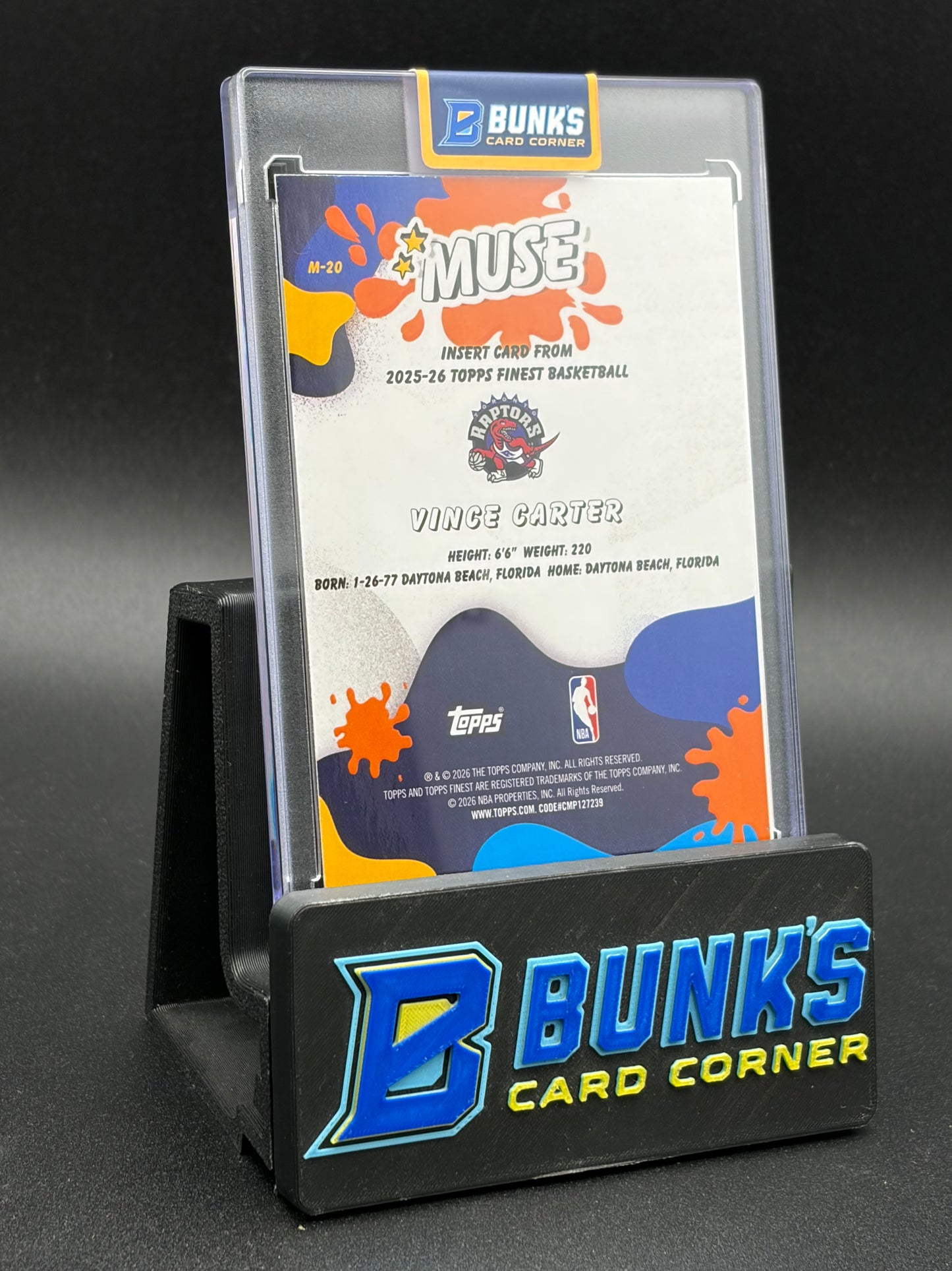 2026 Vince Carter Muse Topps Finest 45/99