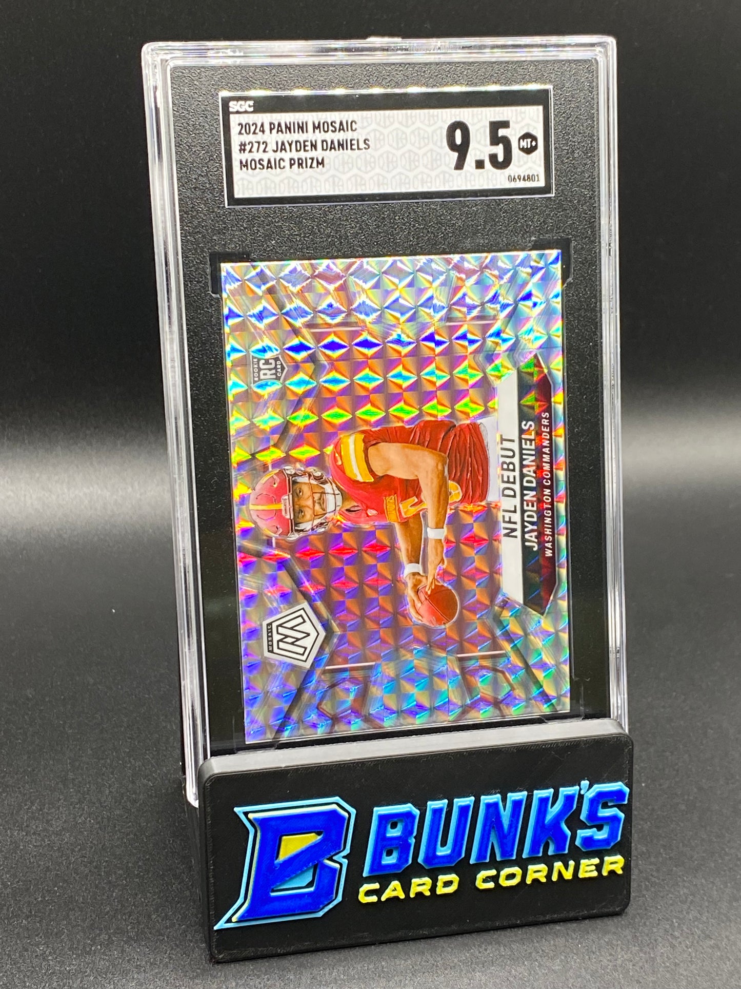 2024 Jayden Daniels Mosaic Prizm RC SGC 9.5 (Box A5)