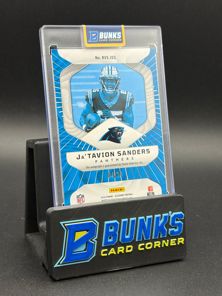2024 Ja'Tavion Sanders Illusions Auto Rookie Vision RC 4/10