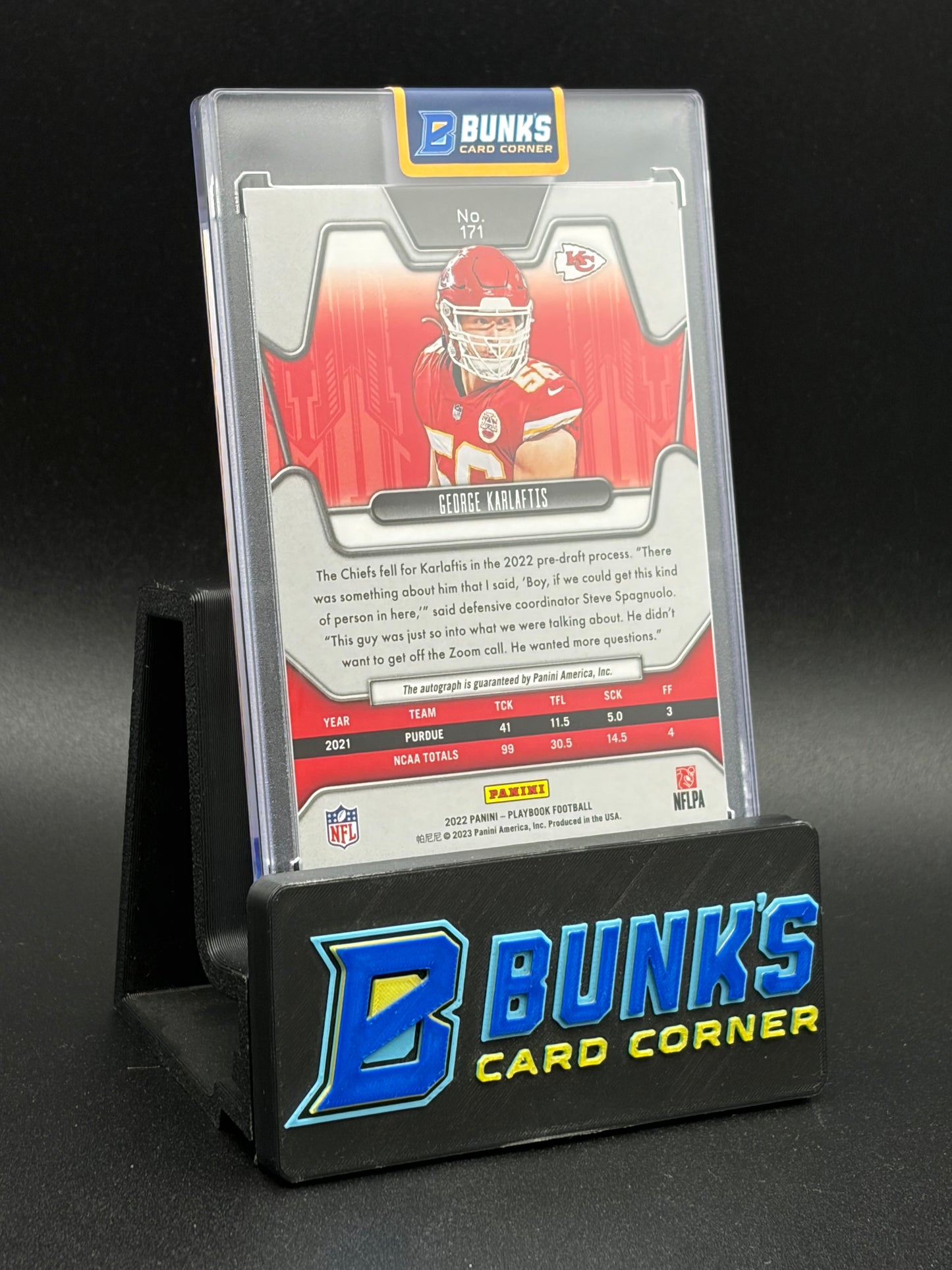 2022 George Karlaftis Playbook Auto RC 15/25