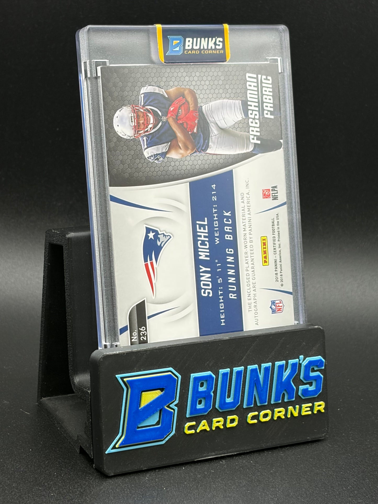 2018 Sony Michel Certified Panini Freshman Fabric RC 3/99