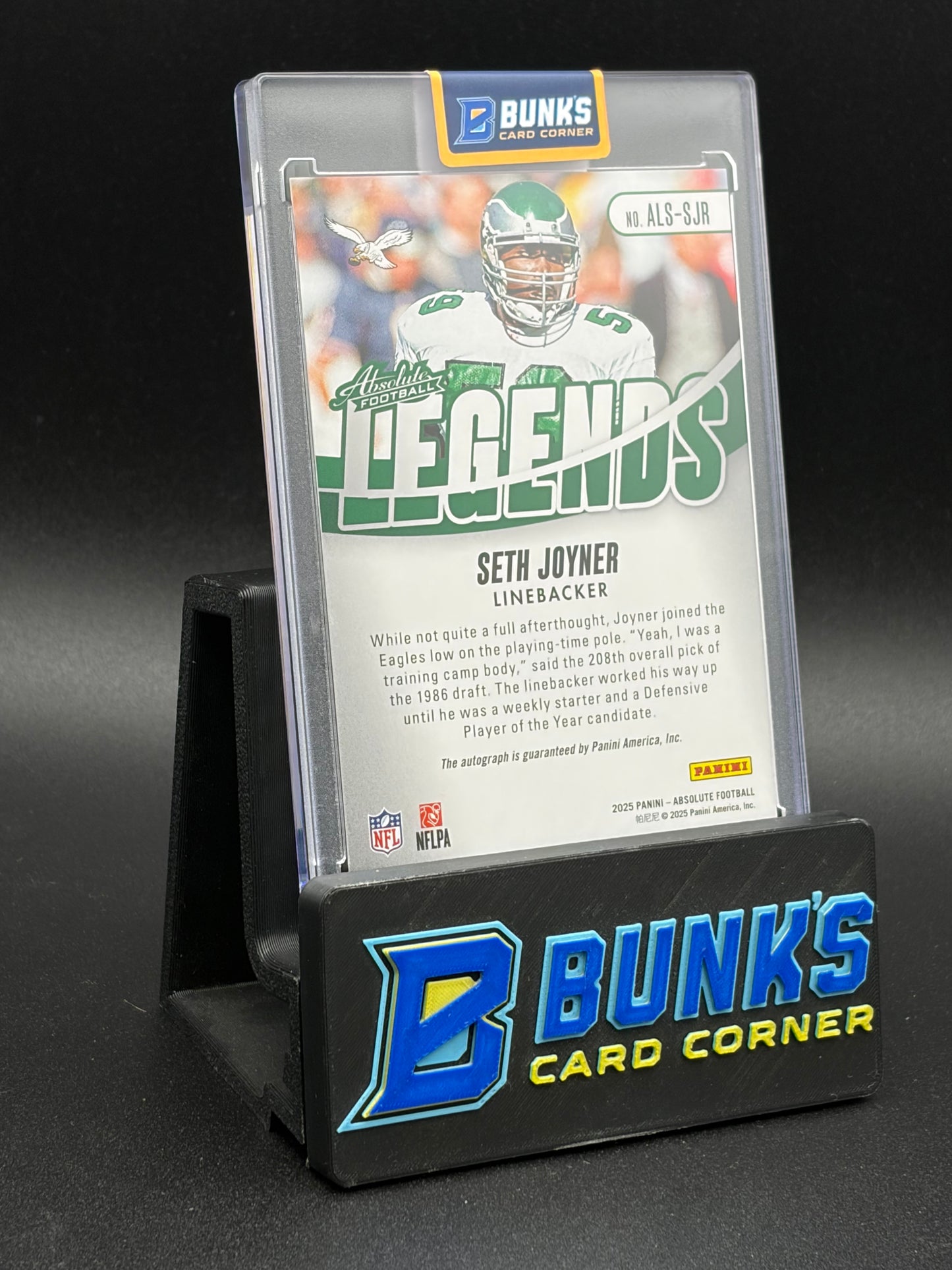 2025 Seth Joyner Absolute Legends Auto 178/199