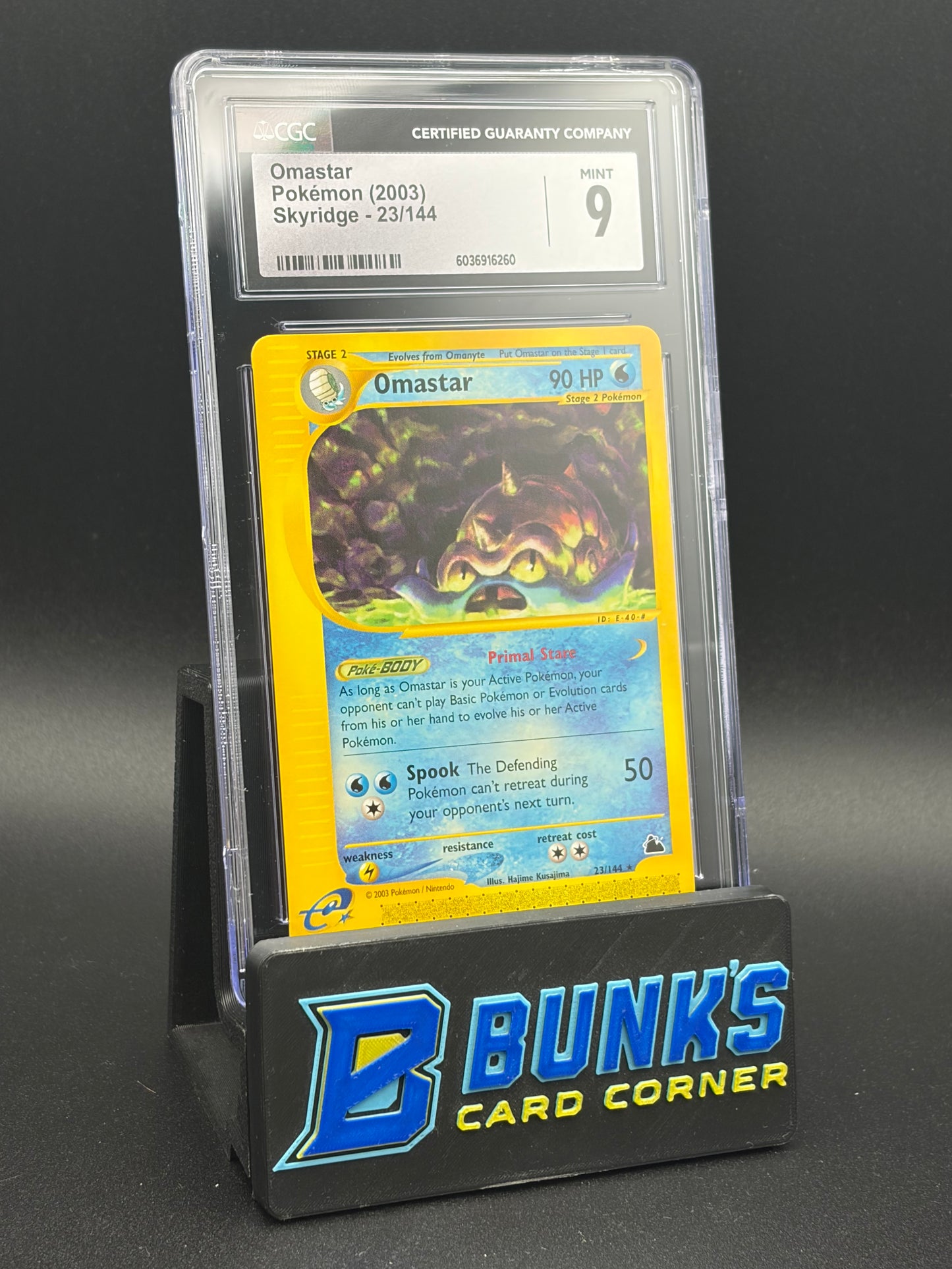 Omastar Skyridge E-Reader CGC 9