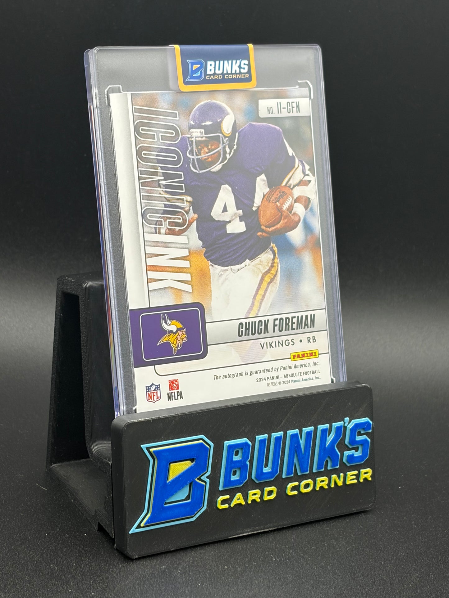 2024 Chuck Foreman Absolute Icon Ink Auto