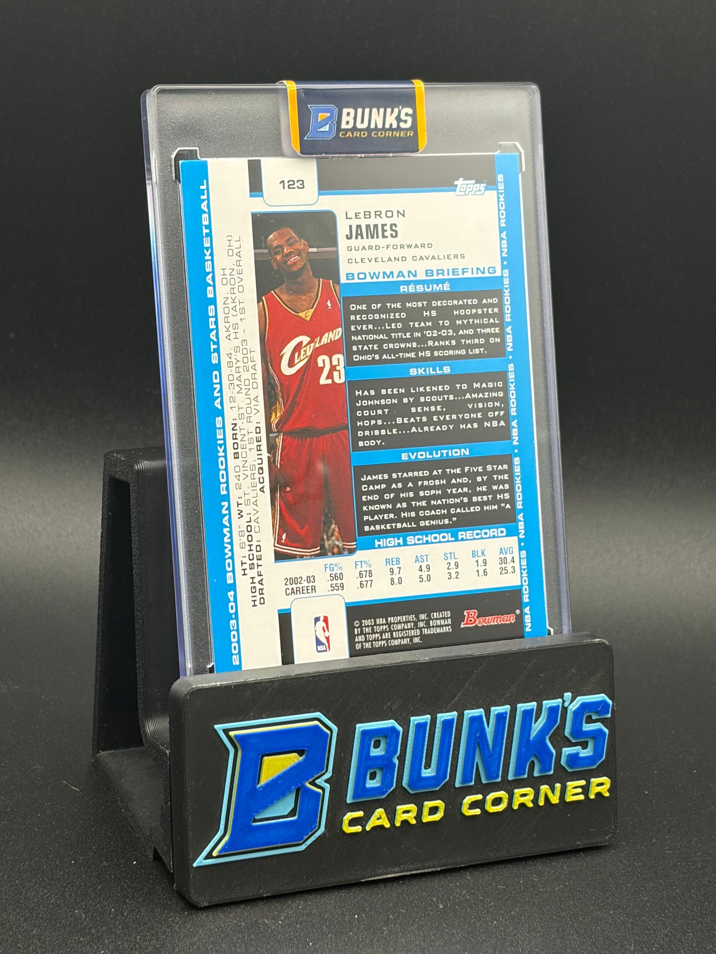 2003 LeBron James Bowman RC