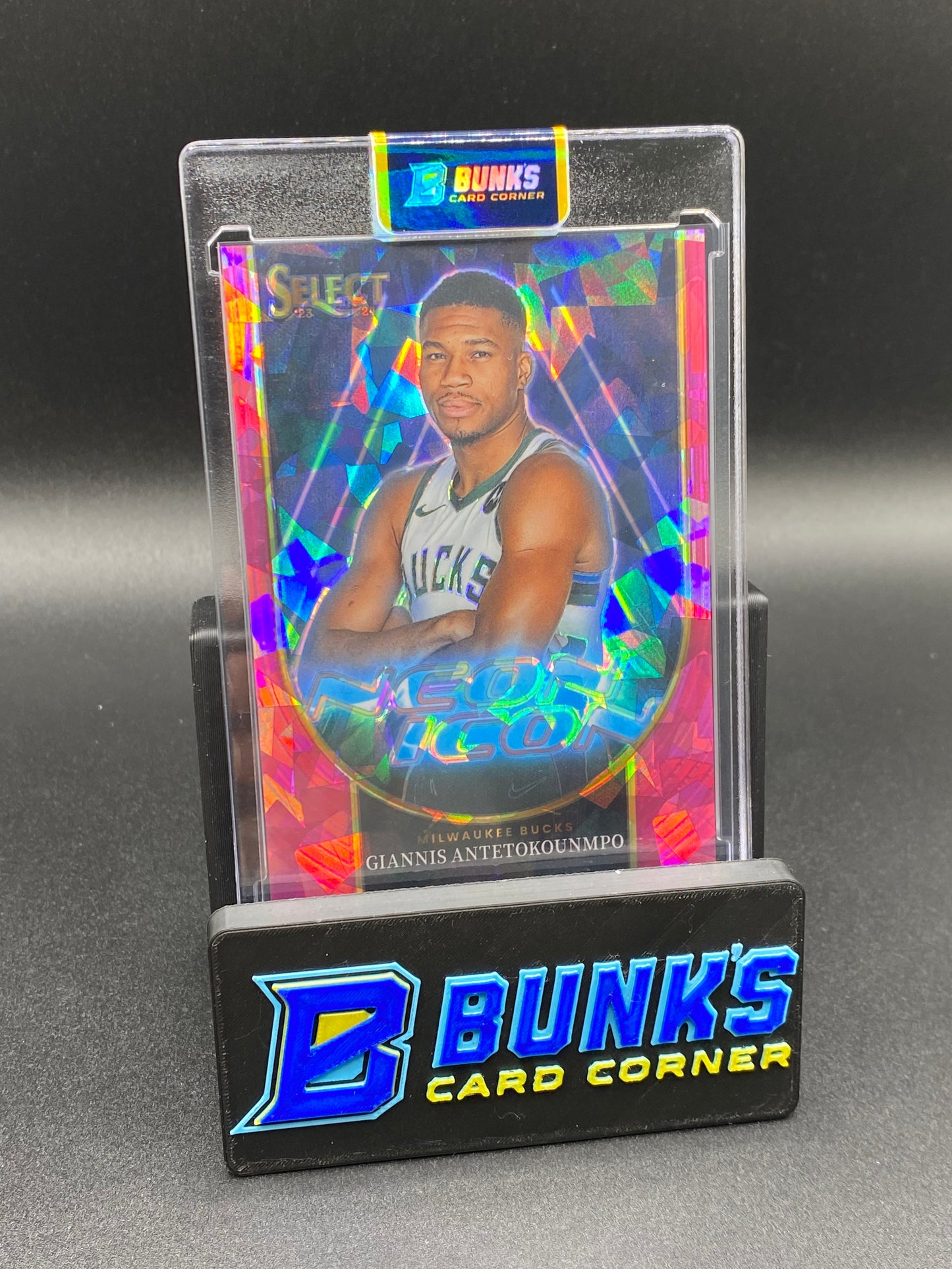 2023-24 Giannis Antetokounmpo Neon Pink
