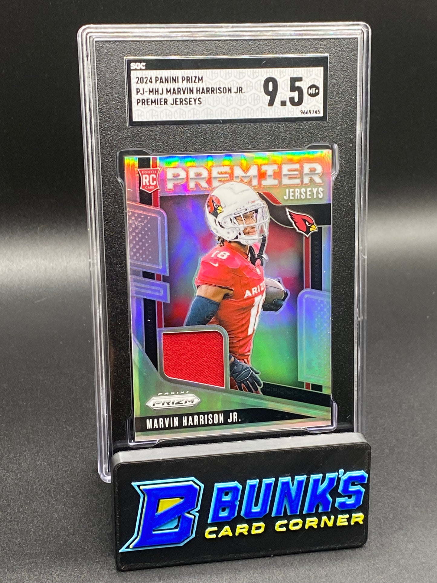 2024 Marvin Harrison Jr. Premier Jerseys RC SGC 9.5