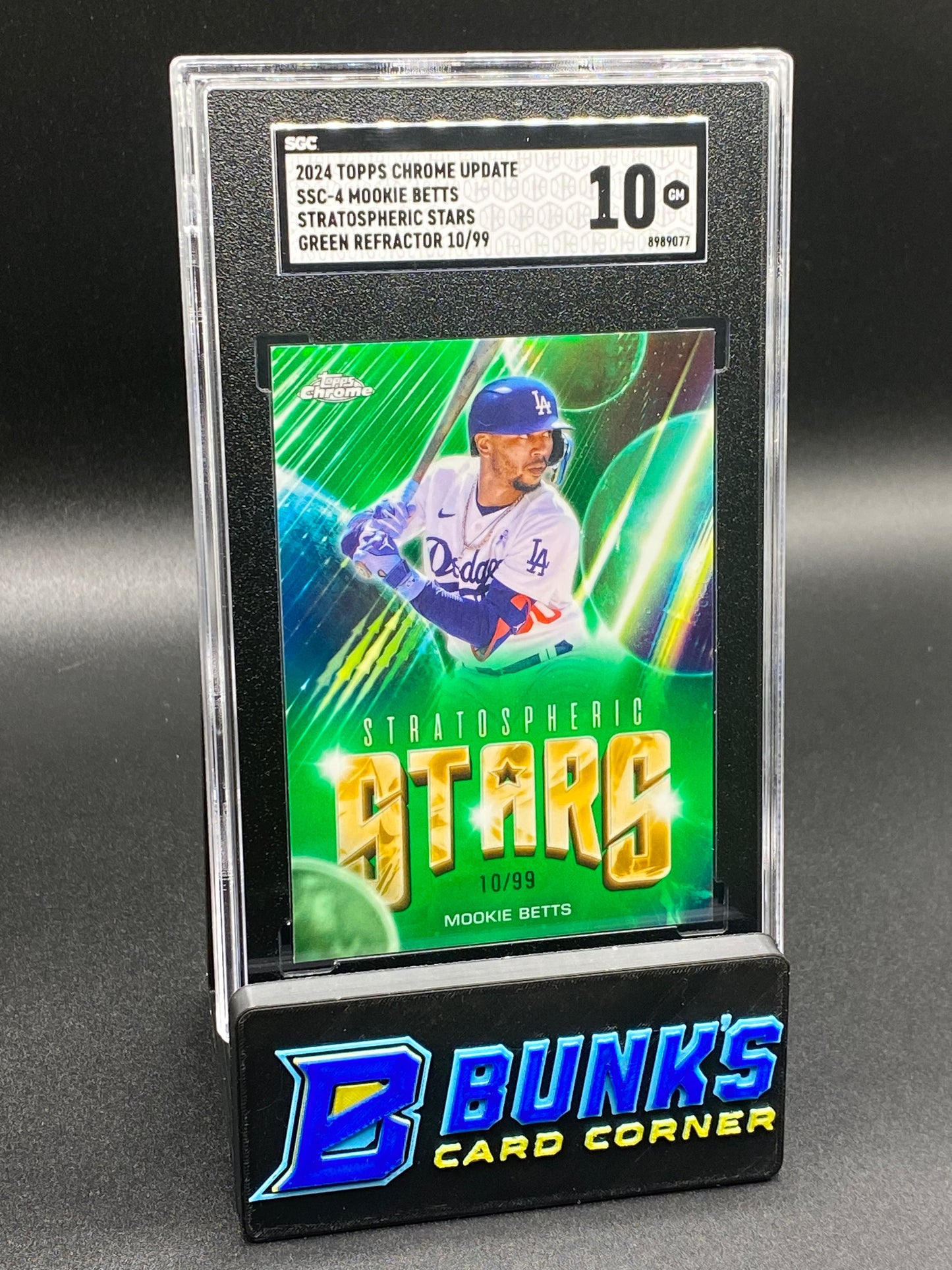 2024 Mookie Betts Stratospheric Stars Green Ref. SGC 10