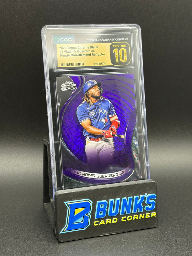 2022 Vladimir Guerrero Jr Purple Mini Diamond Refractor CGC Pristine 10 121/150