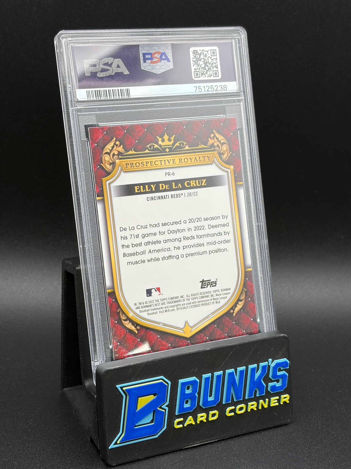 2022 Elly De La Cruz Prospective Royalty Bowmans Best PSA 10