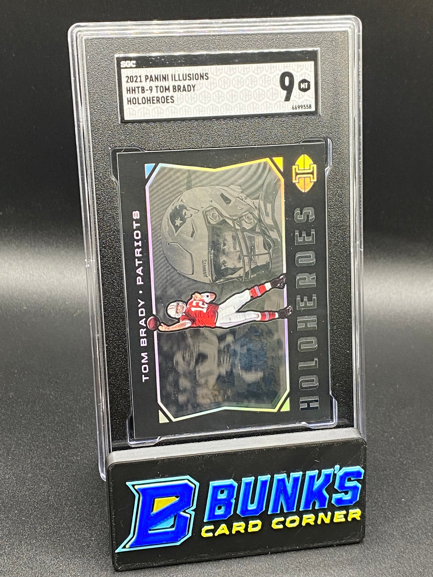 2021 Tom Brady Holoheroes Case Hit SGC 9