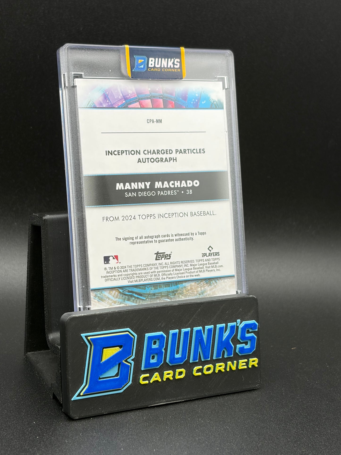 2024 Manny Machado Inception Charged Particles Auto 9/25